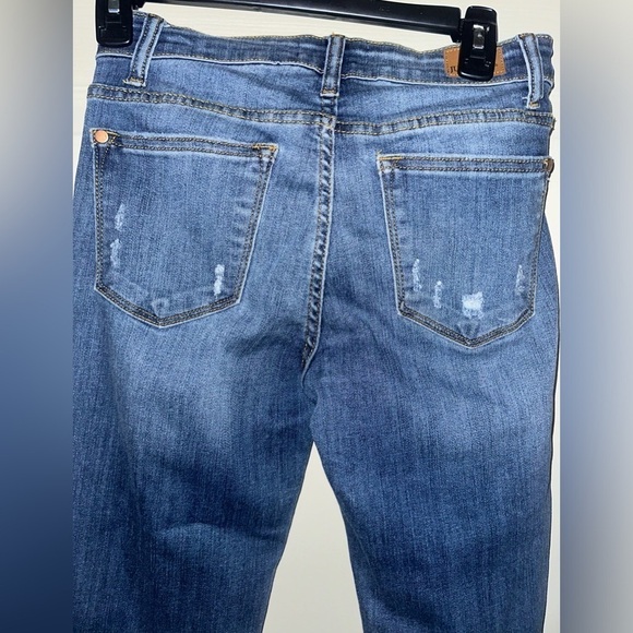 Judy Blue women’s relaxed fit distressed denim jeans 5 27 contemporary - Picture 8 of 9